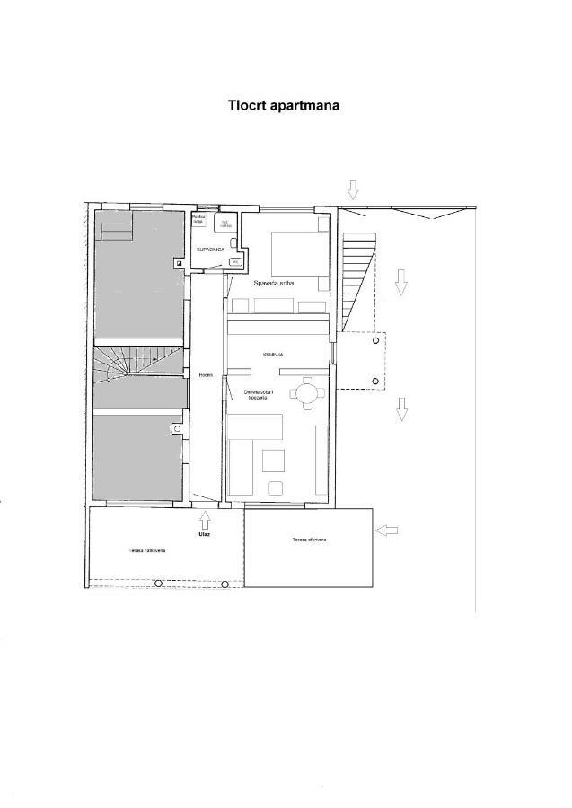 אוסילק Apartman Tim מראה חיצוני תמונה